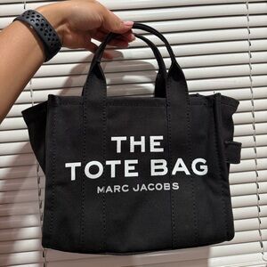 Marc Jacobs Black Canvas Tote Bag